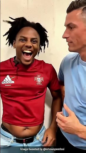 IShowSpeed Started Shaking in Front of Cristiano Ronaldo 😂🔥