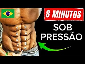 8 minutos de exercícios para desenvolver o abdômen | Métodos para treinar o abdômen em casa