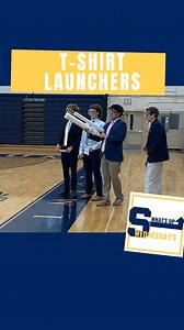 In Jackie Stuchlik’s Industrial Design class, students made T-shirt Launchers—a hands-on project combining science, engineering, and teamwork! After sketching concepts and building prototypes, they tested their designs to see if they hit the mark in the gym. Their grand finale? Launching T-shirts in Prep—check it out! #WhatsUpWednesday #innovation #stem | Salesianum School