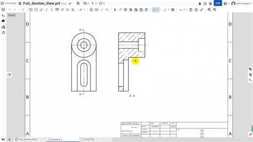 Onshape 工程图：全部视图