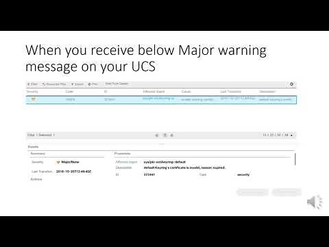 CISCO UCS - default Keyring's certificate is invalid