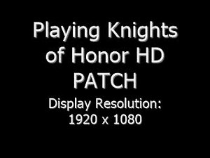Knights of Honor Screen Resolution Fix video