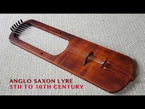 Standard Anglo Saxon lyre by Michael J King 2019