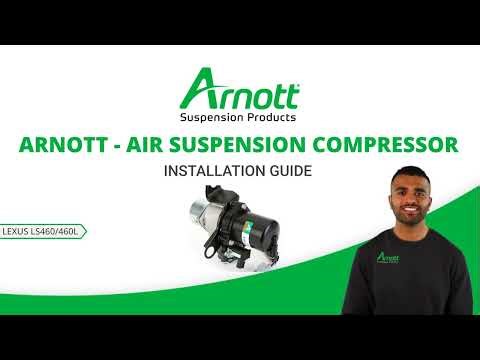 Arnott Air Suspension Compressor Installation Video for Lexus LS460/460L