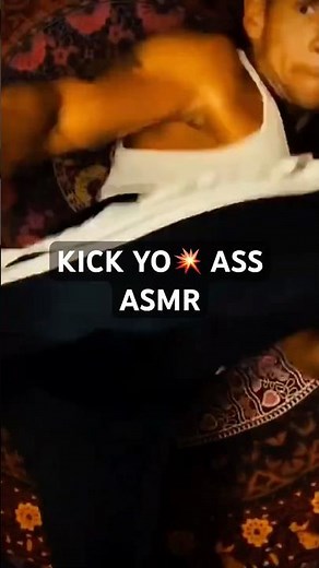 Kick 💥Yo Ass ASMR #asmr #asmrsounds ##martialarts ##mma #taekwondo #funny #fast #chunli #fyp