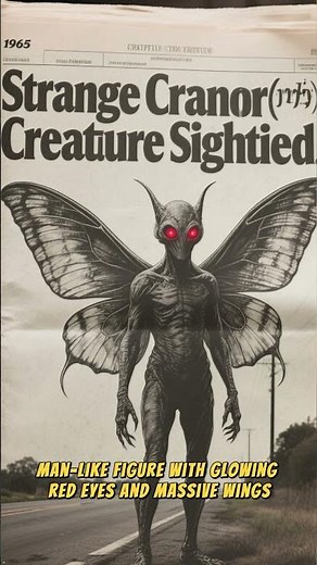 The Mothman Sightings | Cryptid Legend of Point Pleasant Explained #mothman #urbanlegends