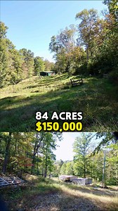 40K views · 683 reactions | https://walkaboutonline.com/84-acre-property-with-two-homes-and-farm-structures-in-salt-rock-west-virginia/ - No Neighbors | No Noise | 84.37 Acres Farmhouse | $150,000 | | Log Homes | Facebook