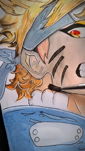 Drawing UZUMAKI NARUTO #shorts