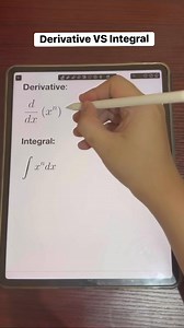 Derivative VS Integral #enginerdmath #integrals #derivatives #foryou | Enginerdmath