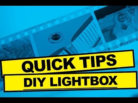 DARKROOM PHOTOGRAPHY - DIY LIGHTBOX FOR NEGATIVES