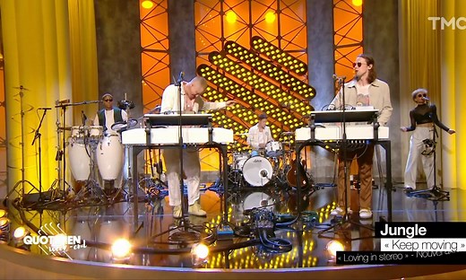 Jungle : "Keep moving" en live pour Quotidien