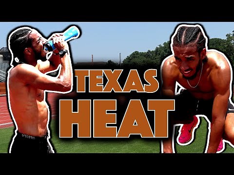Brutal 800m Workout In Texas Heat ft. Yusuf Bizimana