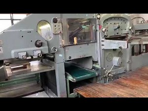 Used BOBST SP 1260 - E Die-cutter