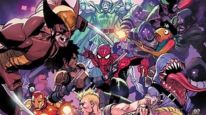 All 'Marvel X Fortnite' hell breaks loose on the cover of 'Zero War' #5