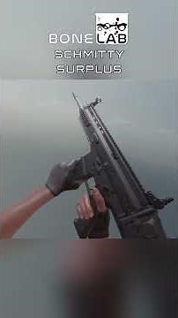 Bonelab Weapon Mod Showcase #shorts - SCAR 16 (Schmitty Surplus)