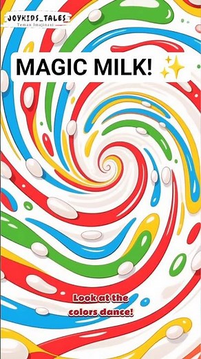 MAGIC MILK Color Explosion! 🥛🎨 | Easy Kids Science
