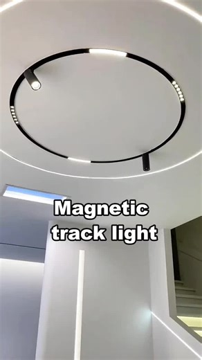 Arc-Shaped Magnetic Track Lights for Modern Lighting