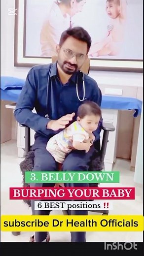 Burping your baby six Best positions Dr Health Officials