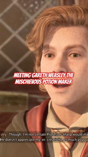 GARETH WEASLEY THE MISCHIEVOUS POTION MAKER🪄😁 #shorts #hogwartslegacy