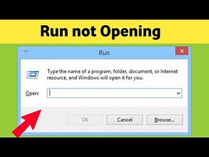 Run not Opening in Laptop | Laptop me Run Nahi Chalu ho Raha hai | Problem Solved