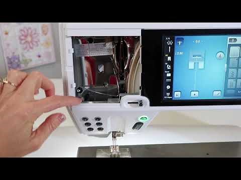BERNINA 880 19 How to Remove Threads From the Take Up Lever