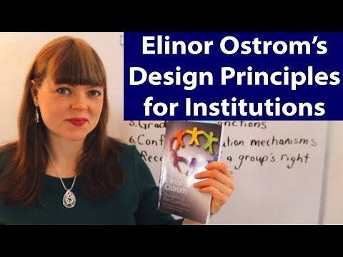 Elinor Ostrom’s Design Principles for Institutions