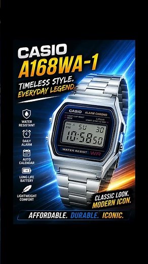 Casio A158WA Vintage Watch Review