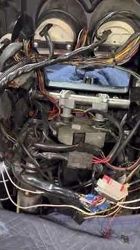 2003 Harley Davidson Electra Glide handlebar adjustments through front fairing.