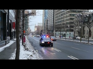 MONTREAL SPVM POLICE ACTION DOWNTOWN RESPONDING CALLS | JAN 2020 | 12X