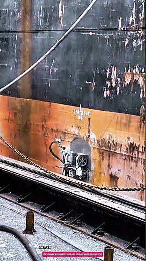 Hull Cleaning Tool Removes Rust with 3000 Bar Water Jet Technology