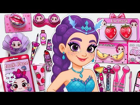💄Paper DIY🌸 MERMAID RUMI kpop demon hunters Skin Care Make up Blind Bag