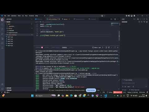 MLOPS EXP 5 Deploying a Machine Learning Model with FastAPI 🚀