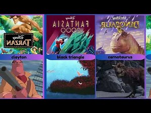 Every Disney Villain Evolution (1973-2003) | All Walt Disney Villains Part 2