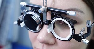 Female Medical Examination By Physician Ophthalmologistvision Stock Footage Video (100% Royalty-free) 1053503594 | Shutterstock