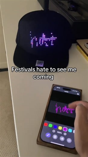 Design custom animations via APP control! 📱🎨 Perfect for concerts, parties & self-expression. Light up any event with your style! 😍🌟 | Dazedmuddy