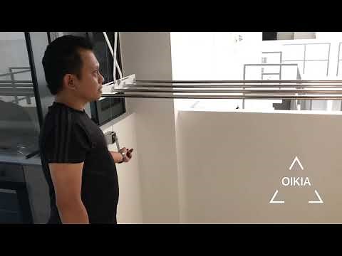 Oikia Winch System Ceiling Clothes Drying Rack