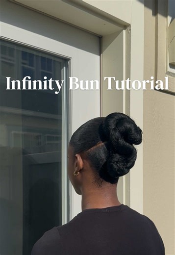 Infinity Bun Tutorial for Black Girl Hair