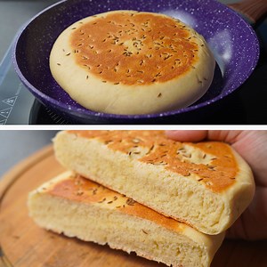 100K views · 189 reactions | Super soft cumin bread in pan | on egg no oven bread recipe | Toasted | Facebook