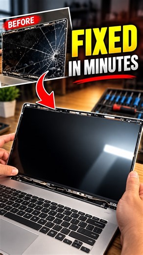 How to Fix a Laptop Screen in Minutes #laptoprepair #tutorial #techtok