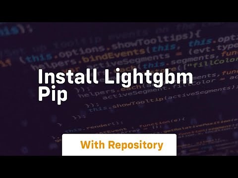 install lightgbm pip