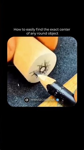 Finding the center of a round log is easier than it seems—and you don’t need...