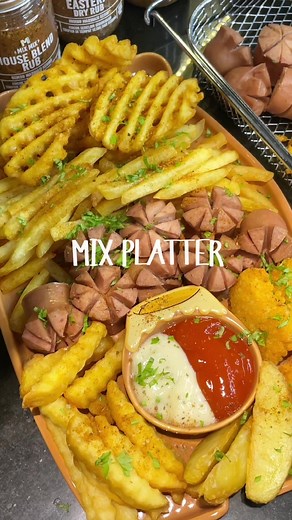 Resep Mix Platter Ala Kafe dengan Mixmix Dry Rub - Ide Cemilan Praktis
