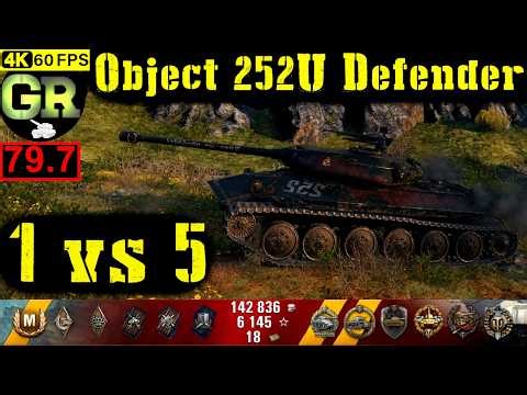 World of Tanks Object 252U Defender WoT Replay - 8 Kills 5.3K DMG(Patch 1.4.0)