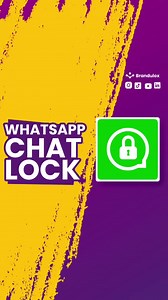 18K views · 412 reactions | This new whatsapp feature called the chat lock is still in beta mode and will be rolled out to everyone soon. #whatsapp #tech #brandulox | Brandulox | Facebook