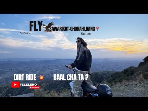 Somewhere far away🍃Udd ja Parindey Nah Rukh yeha 🦅|| Sawarikot,Ghorahi Sunset 🌅 || Baal cha ta?