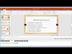 Hướng dẫn giải đề MOS Powerpoint 2016 - Project 3 - Exam 2