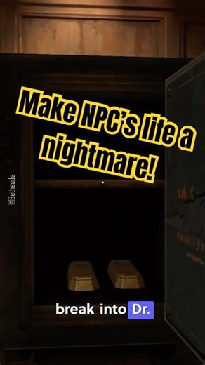 You can ruin this NPC’s life by robbing him across multiple games