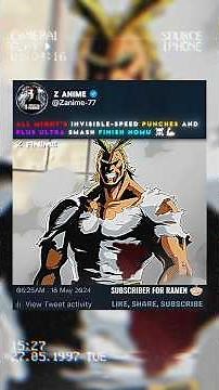 All Might's Fury Breaks Nomu 💪🏻☠️ #myheroacademia #mha #anime #animeedit