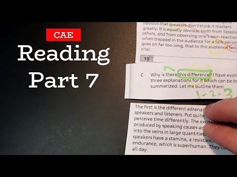 How to Do CAE Reading Part 7 (Gapped Text)