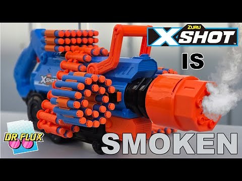X Shot Is on Fire! First Look at the Insanity Smoking Barrel